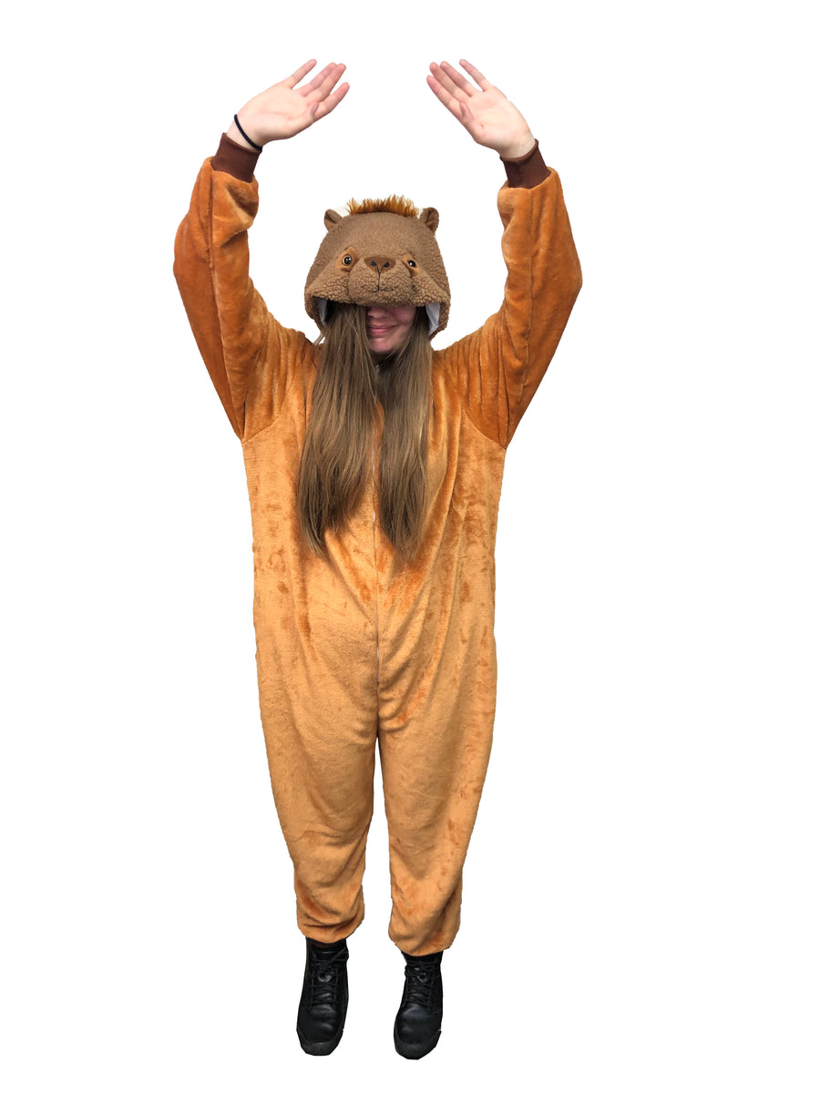 Jammies For Parties Unisex Animal Onesie Pajamas For Adults ALPACA