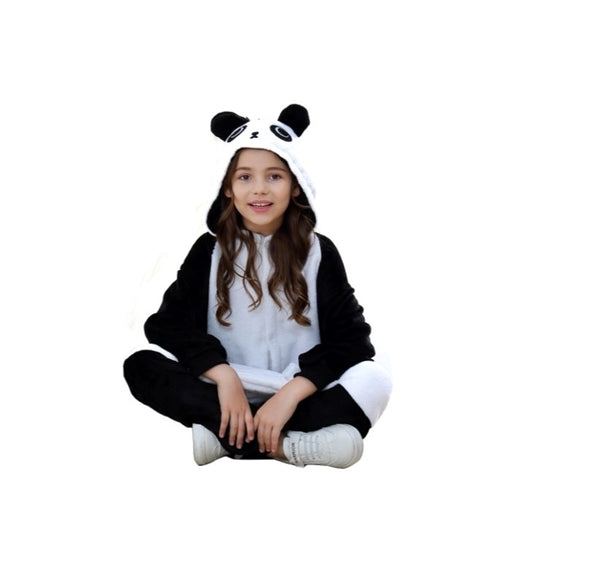 Jammies For Parties Unisex Animal Onesie Pajamas For Kids (PANDA)