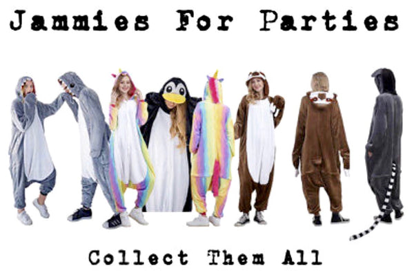 Jammies For Parties Unisex Animal Onesies For Adults (LEMUR)