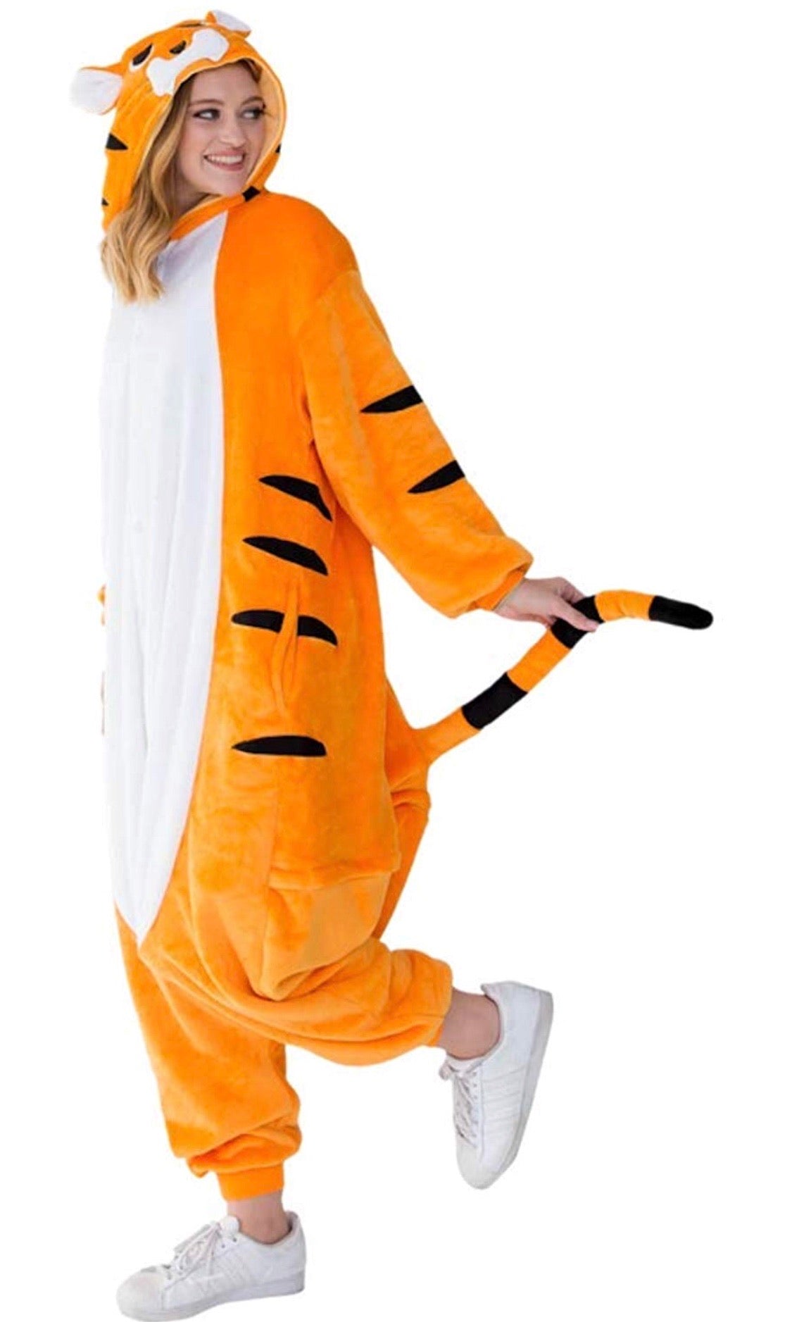 tiger onesie pajama for adults 