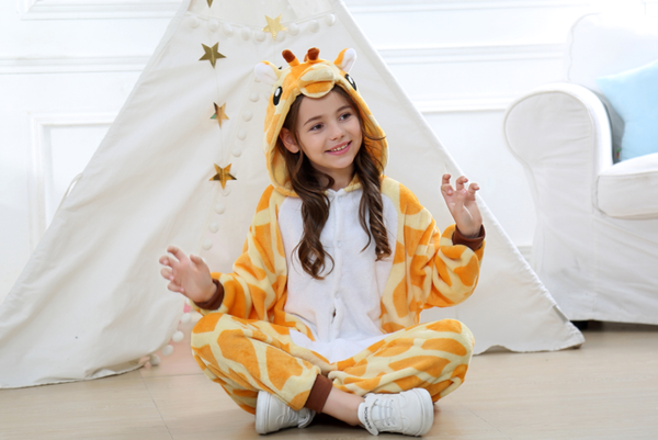 giraffe pajama sleepwear for kids 